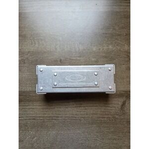Vintage Oakley X Metal Case The Wire Vault Aluminum Riveted 6x2x2"